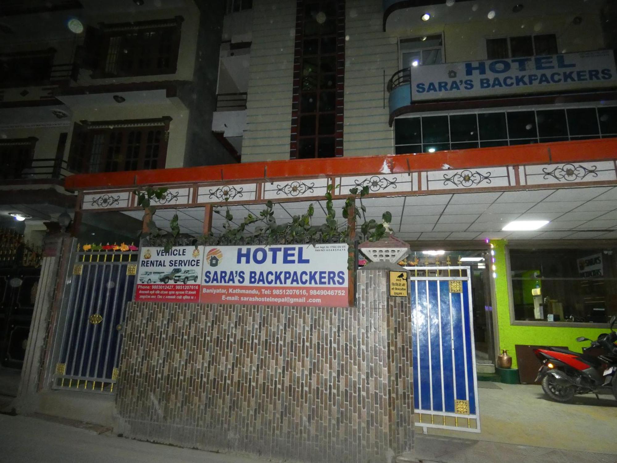 Sara'S Backpackers Hotel Kathmandu Exterior foto